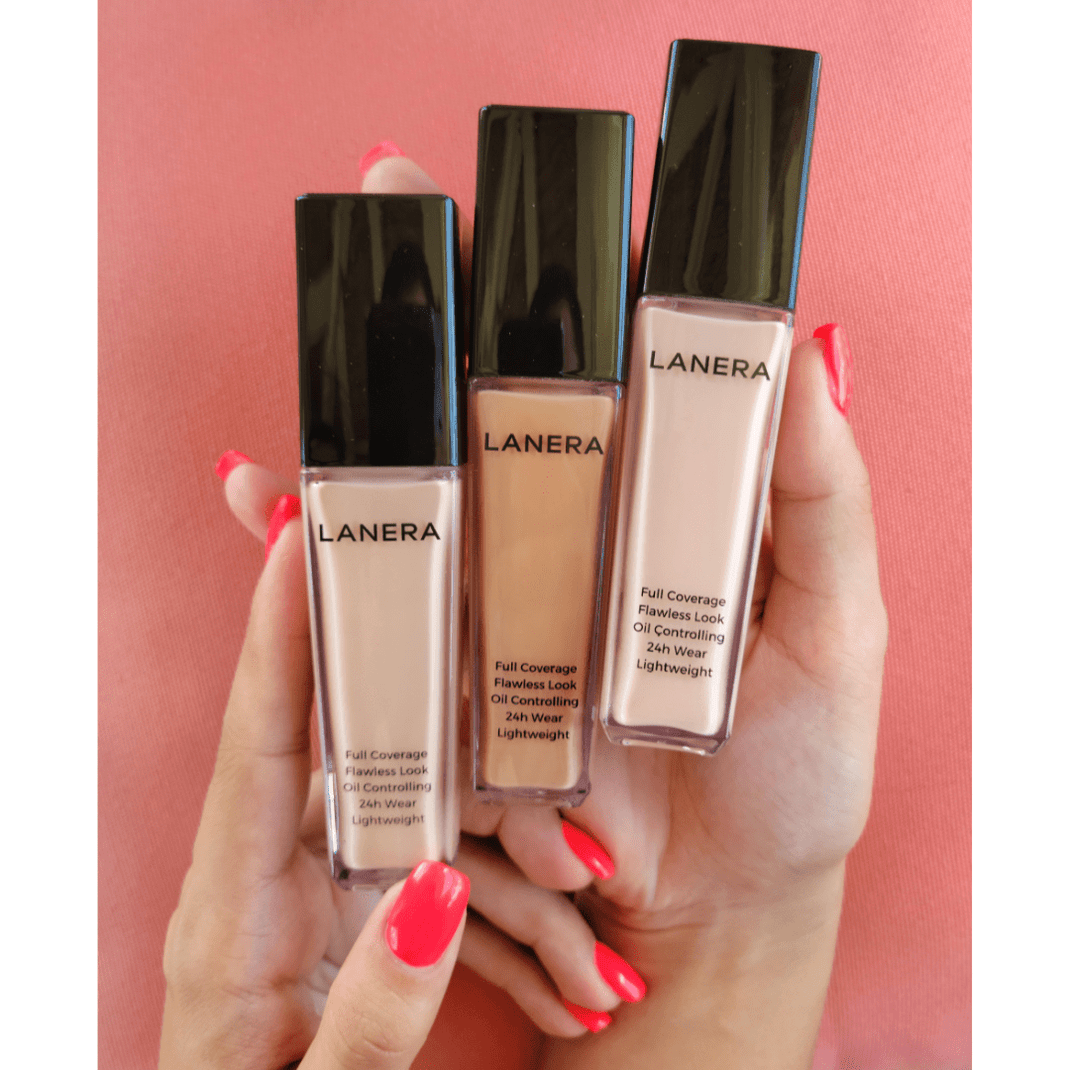 Lanera Cosmetics Full Coverage Soft Matte Liquid Foundation GetLanera